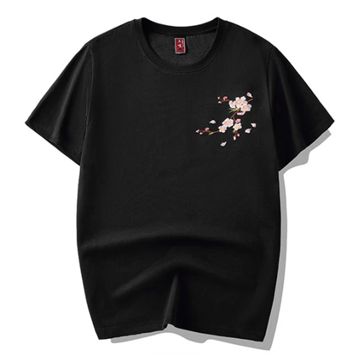 T-shirt japonais brodé