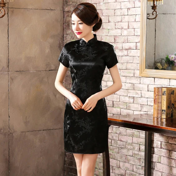 Robe Japonaise Courte noir