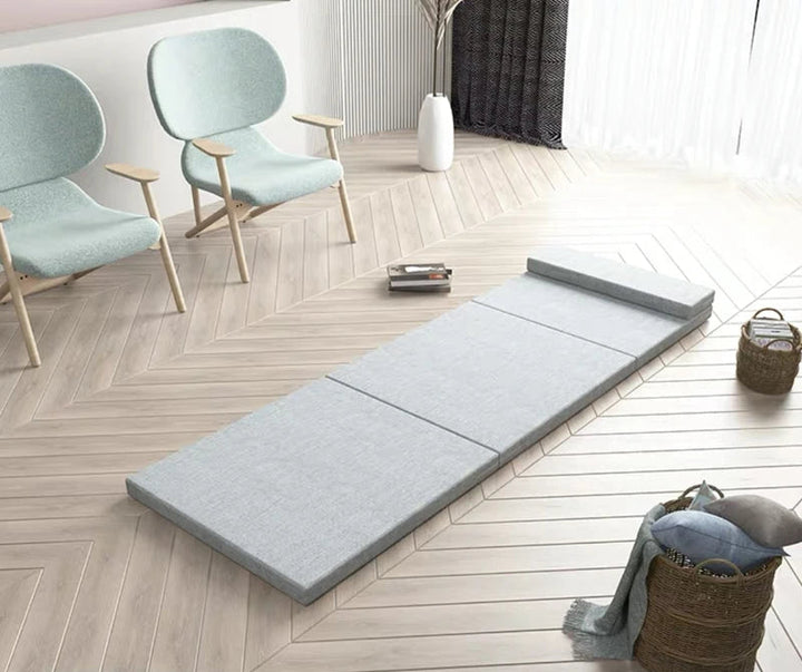 Tatami pliant japonais gris