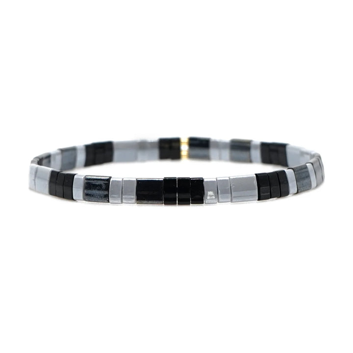 Tila glass bead Miyuki bracelet
