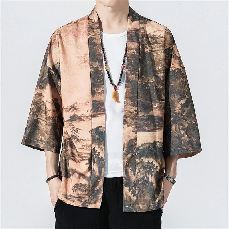 Veste Kimono Homme d’Eté