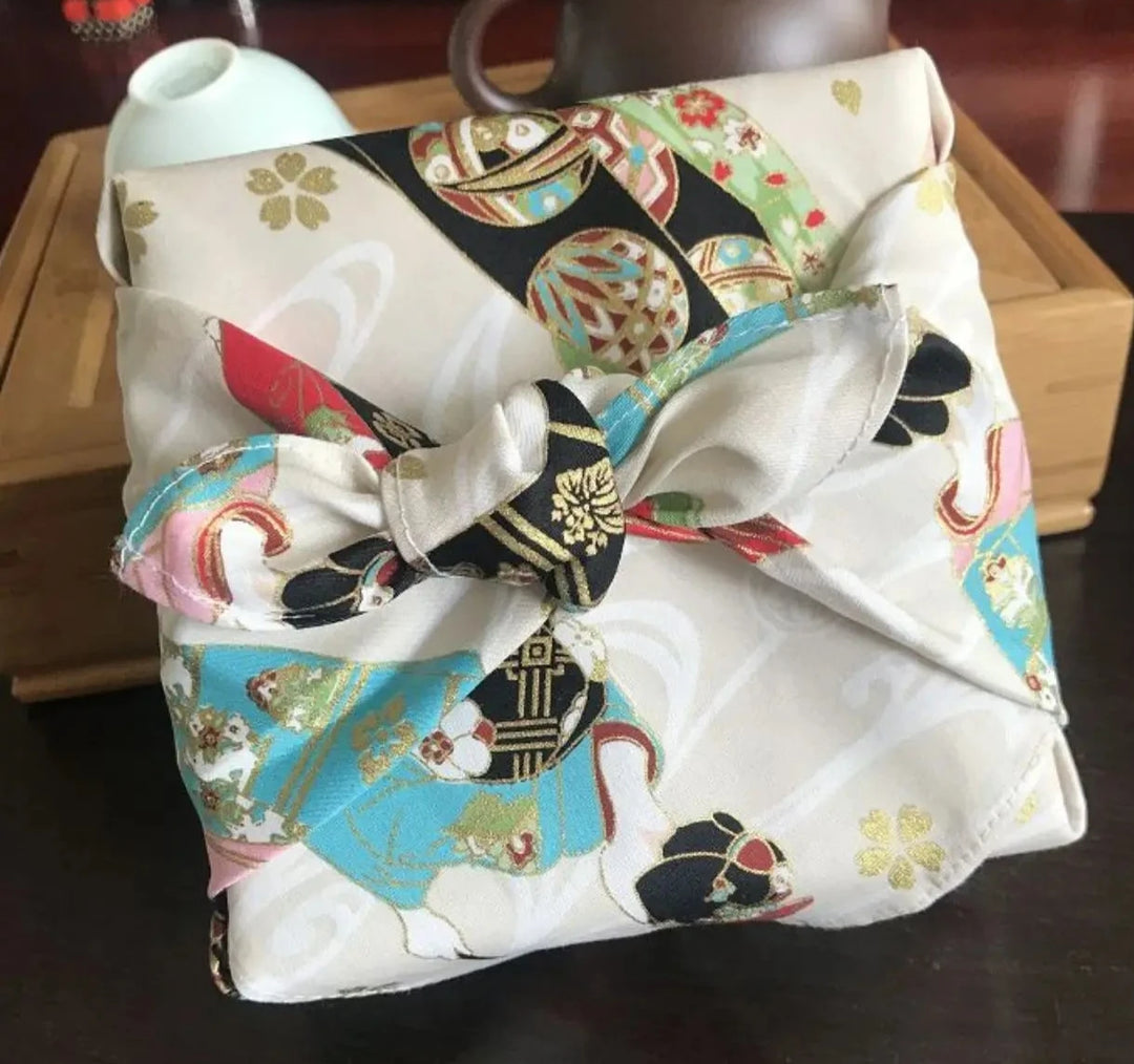 Furoshiki Japonais Tissu Traditionnel blanc