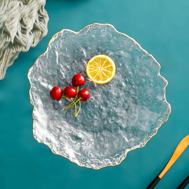 Assiette Japonaise Ronde Martelée