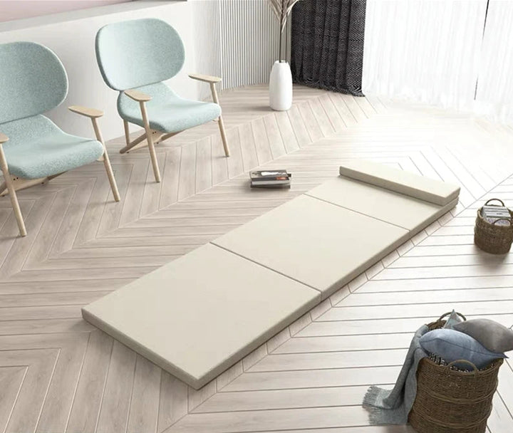 Tatami pliant japonais blanc