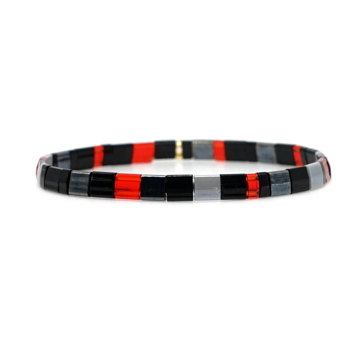 Tila glass bead Miyuki bracelet
