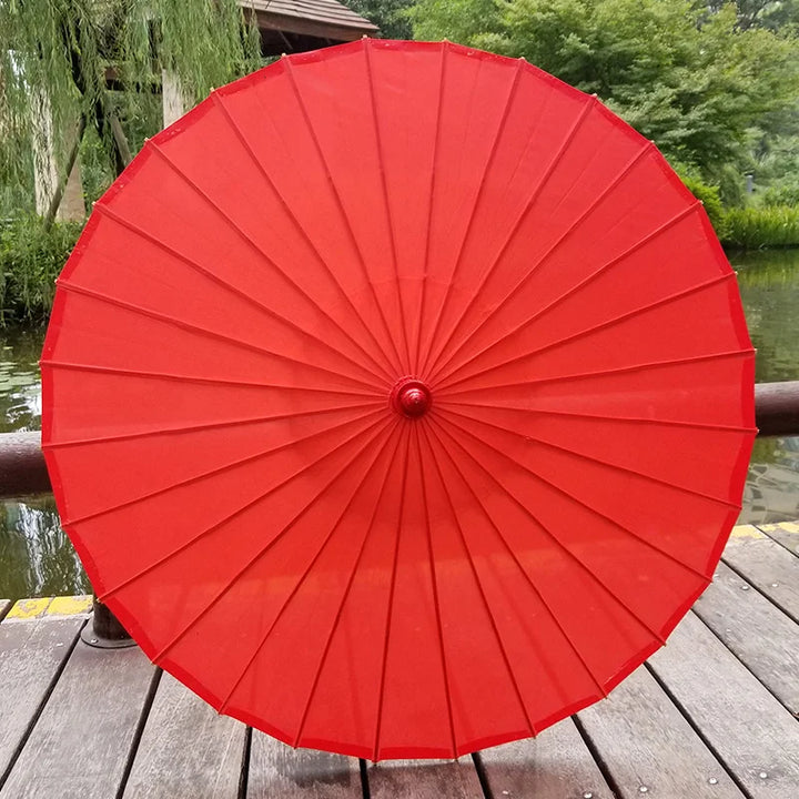 Ombrelle Japonaise Rouge classique