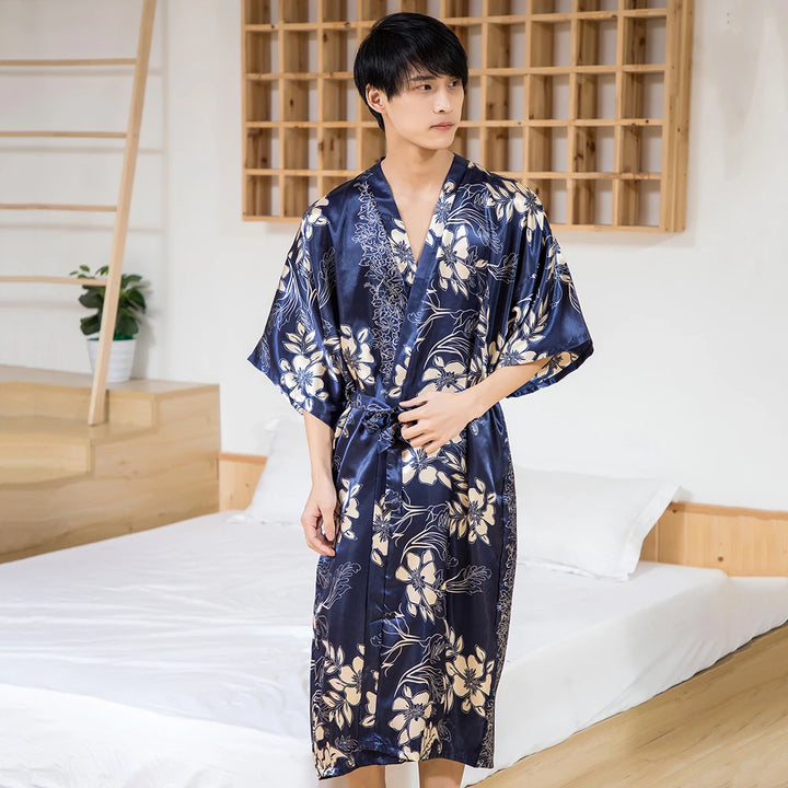 Kimono Satin Homme