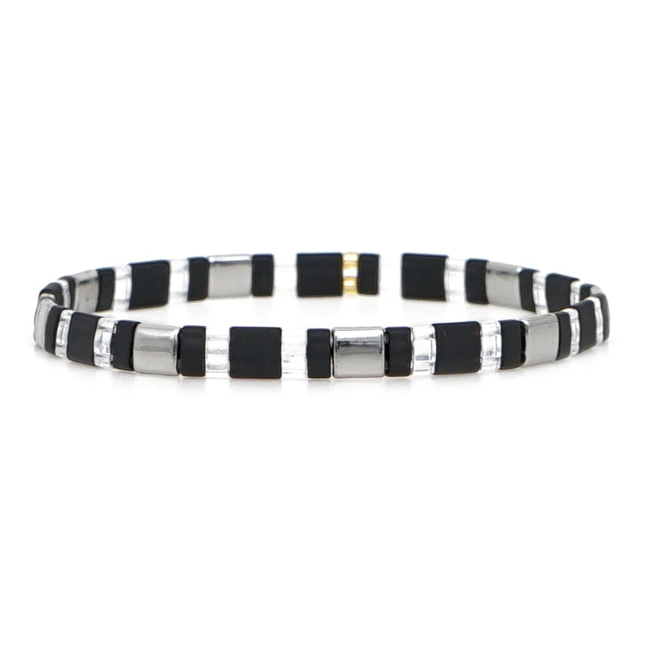 Tila glass bead Miyuki bracelet