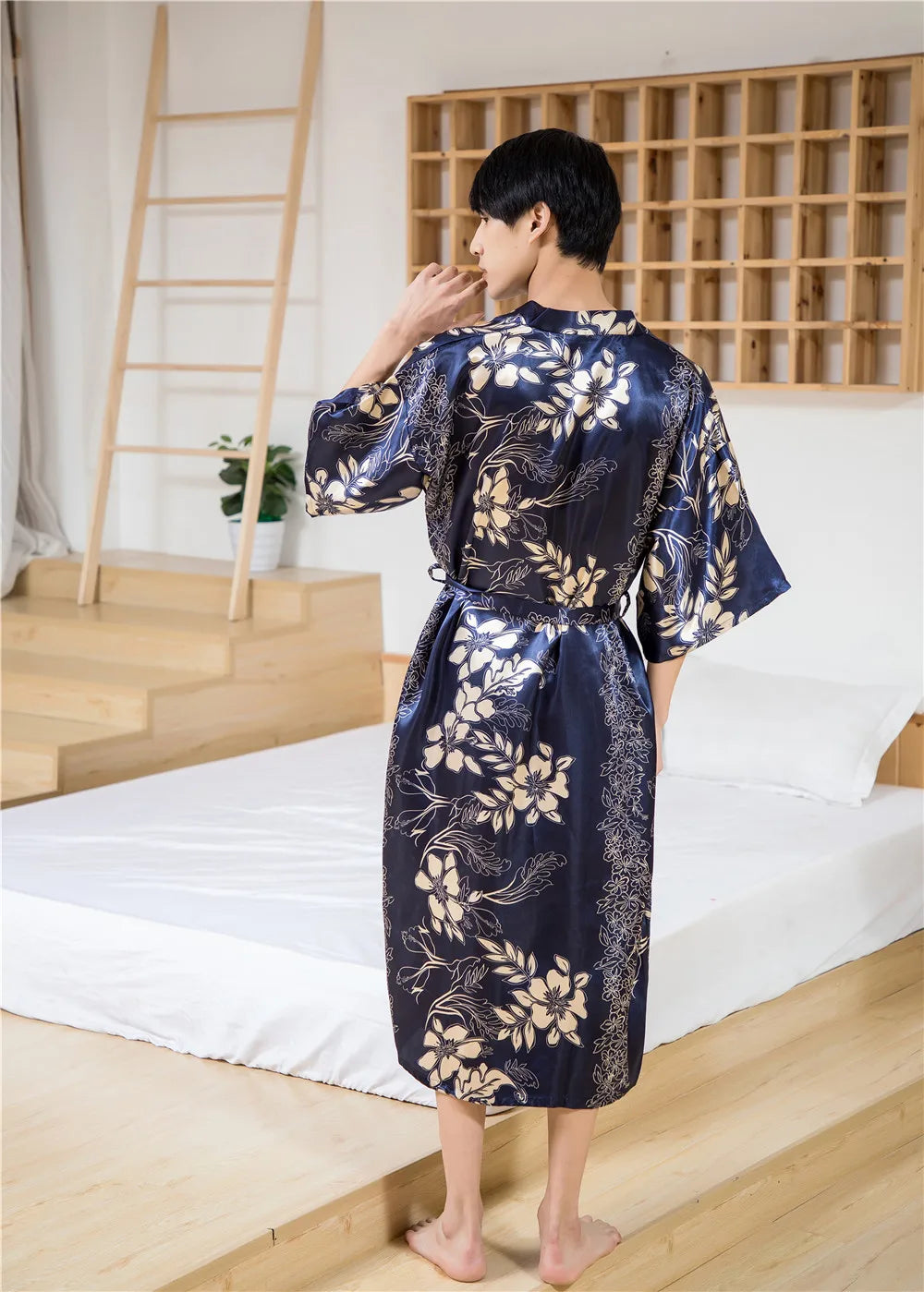 Kimono Satin Homme de qualité