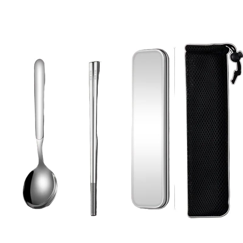 Kit Couverts Japonais en Inox Léger