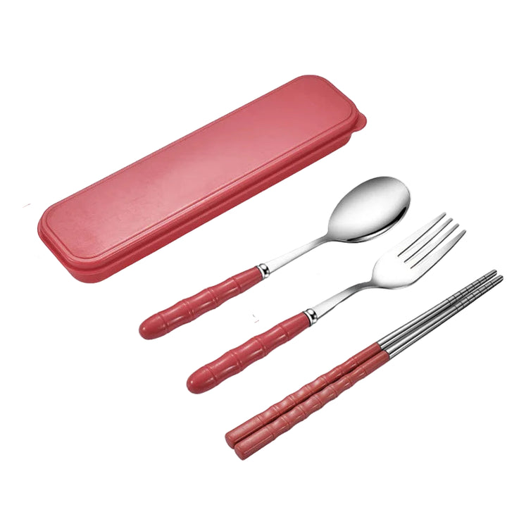 Kit de Couvert 3 Pièces Fuchsia