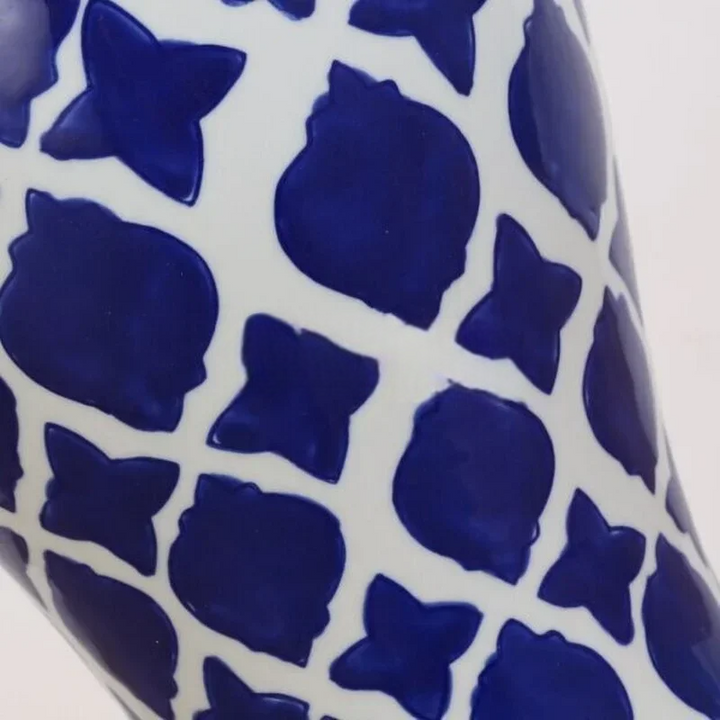 Lampe Japonaise Bleue Rétro Rustique