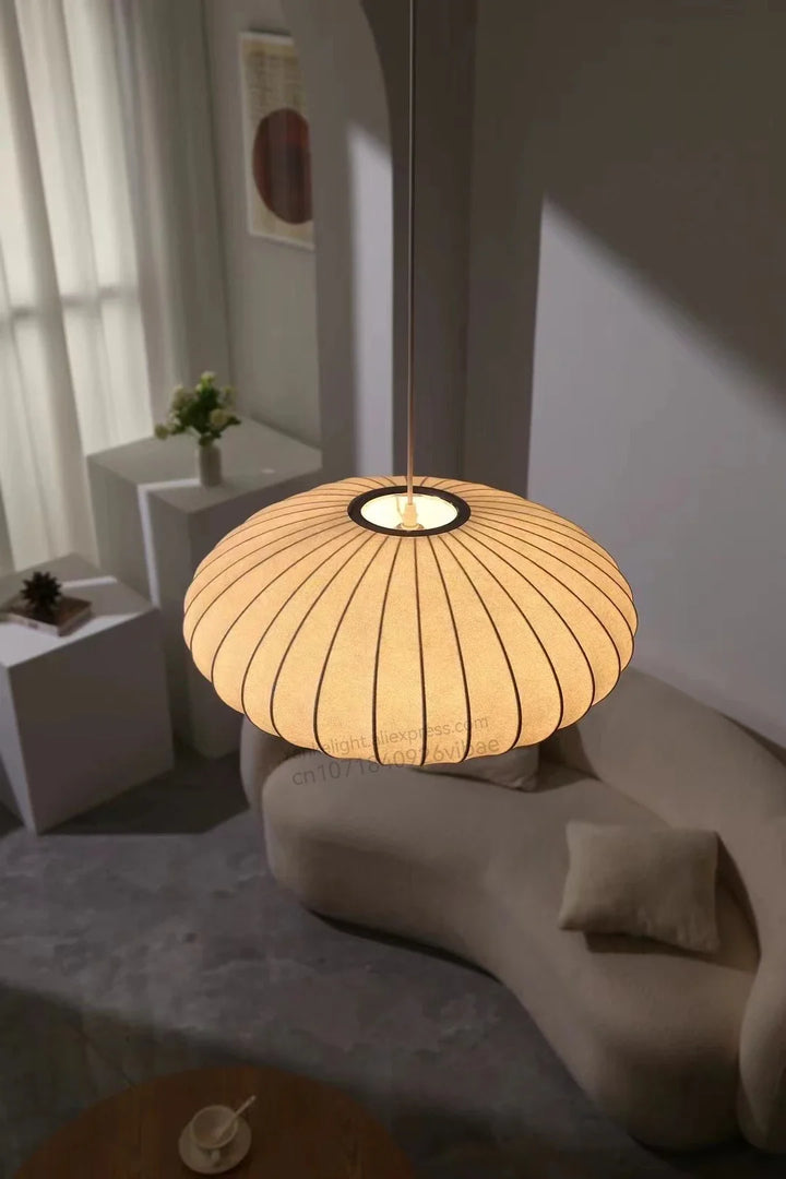 Lampe Japonaise Suspendue Ovale stylé