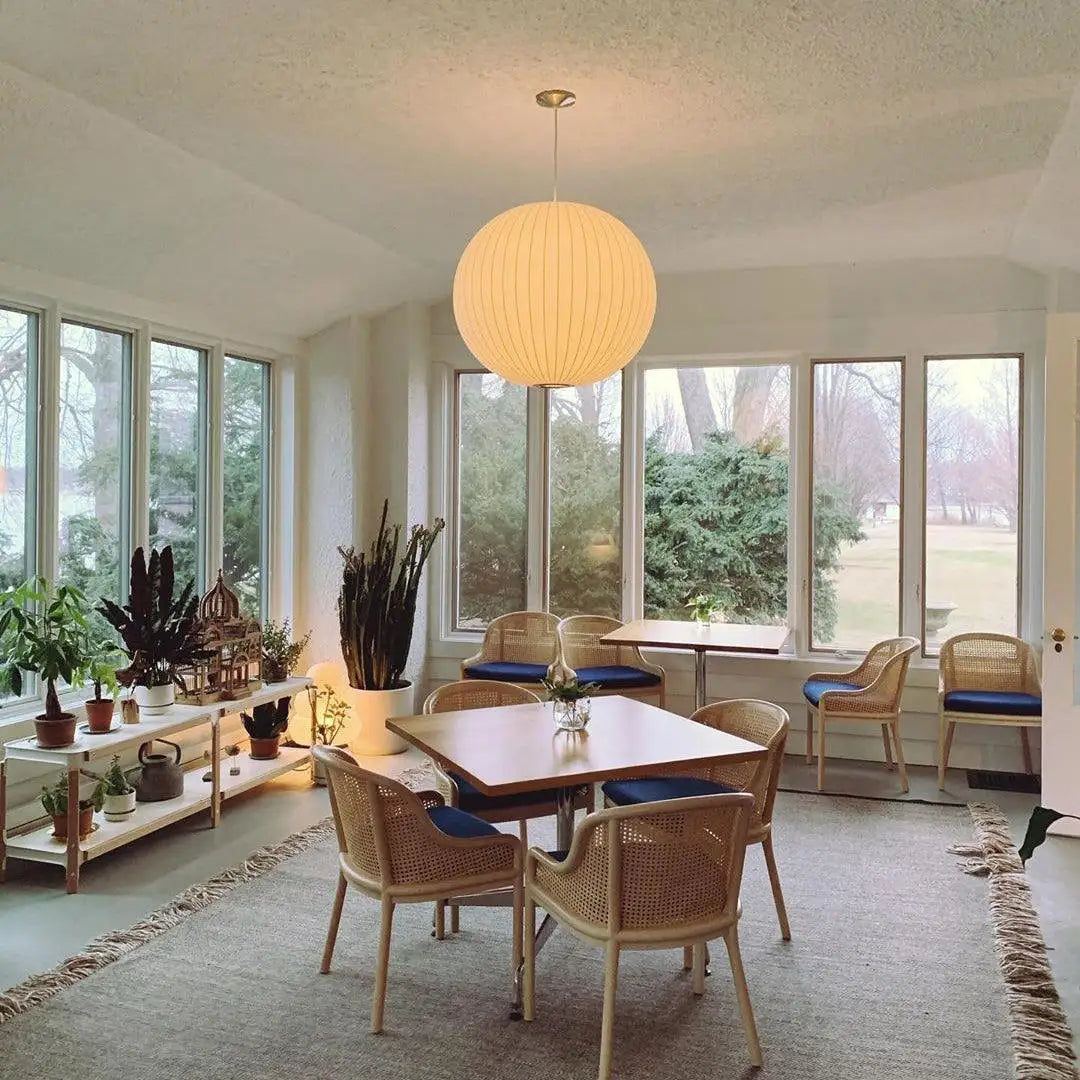 Lampe Japonaise Suspension Ronde