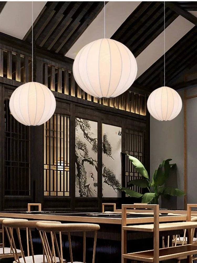 Lampe Japonaise Suspension Ronde chic