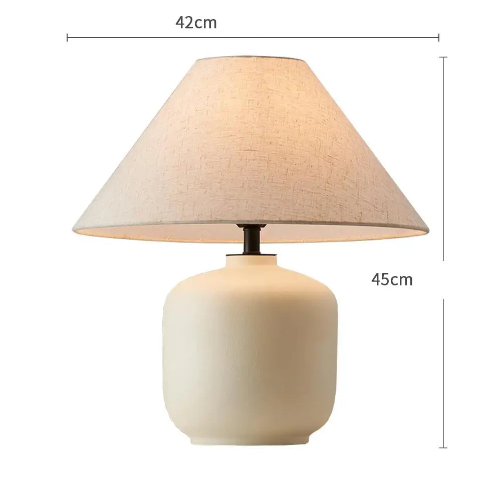 Lampe Japonaise en Céramique Epurée Banc