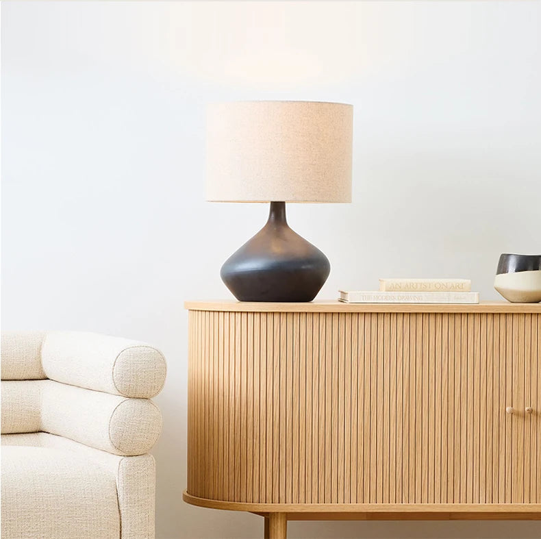 Lampe de Chevet Rétro Minimaliste Japonaise