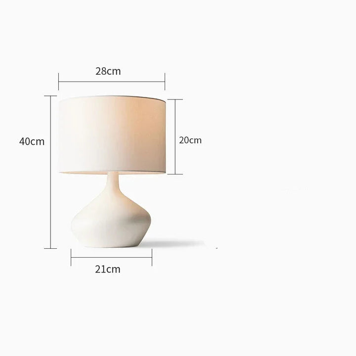 Lampe de Chevet Rétro Minimaliste Japonaise blanc