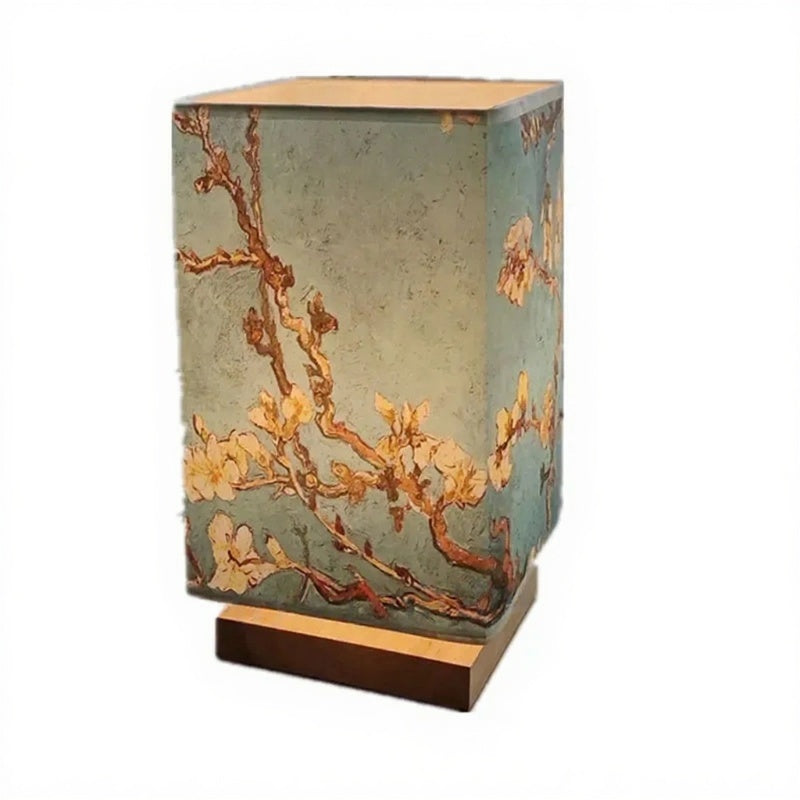 Lampe de Table Bleue Fleurie stylé