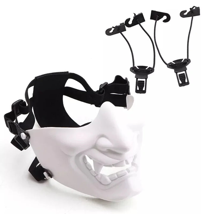Masque Japonais Hannya Uni blanc