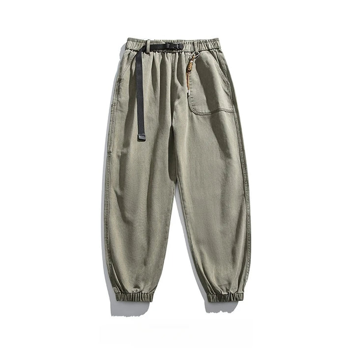 Pantalon Baggy Japonais Vintage Décontracté beige