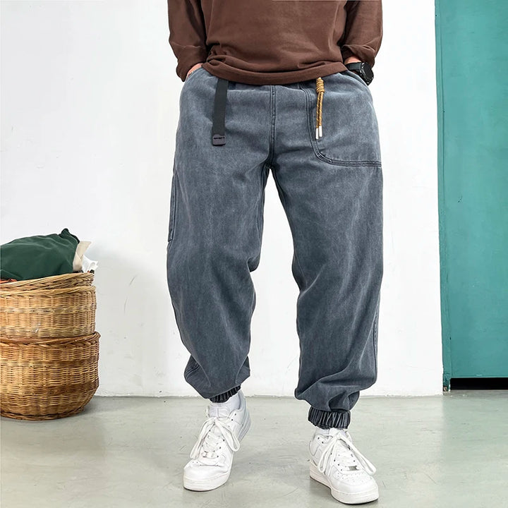 Pantalon Baggy Japonais Vintage Décontracté long