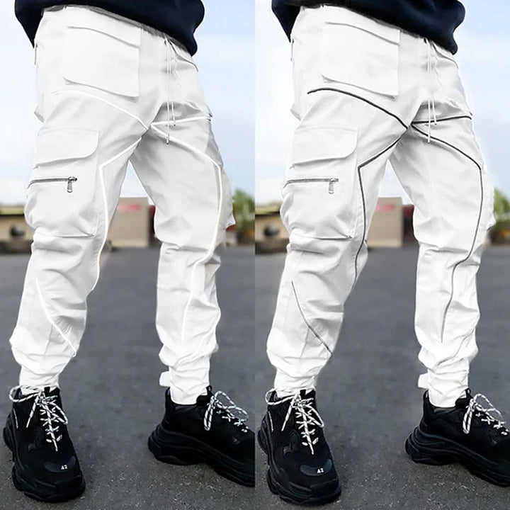 Pantalon Japonais Cargo Hip Hop Réfléchissant