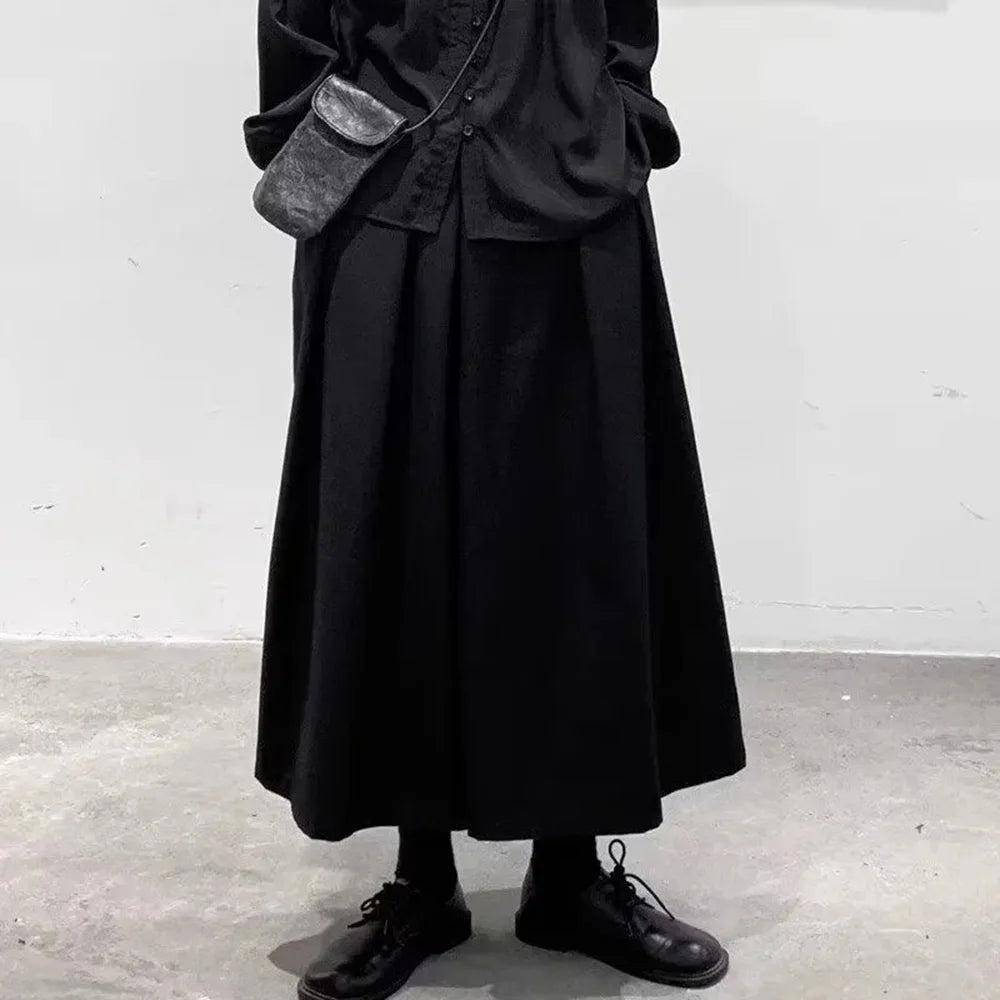 Pantalon Japonais Homme Hakama Large chic