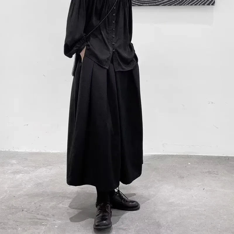 Pantalon Japonais Homme Hakama Large léger