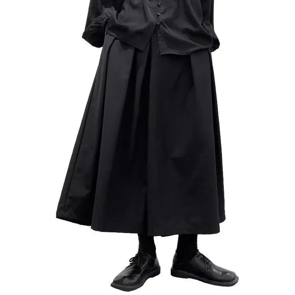 Pantalon Japonais Homme Hakama Large tendance