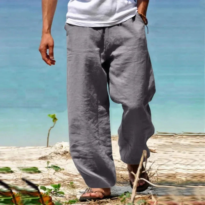 Pantalon Japonais de Plage Homme gris
