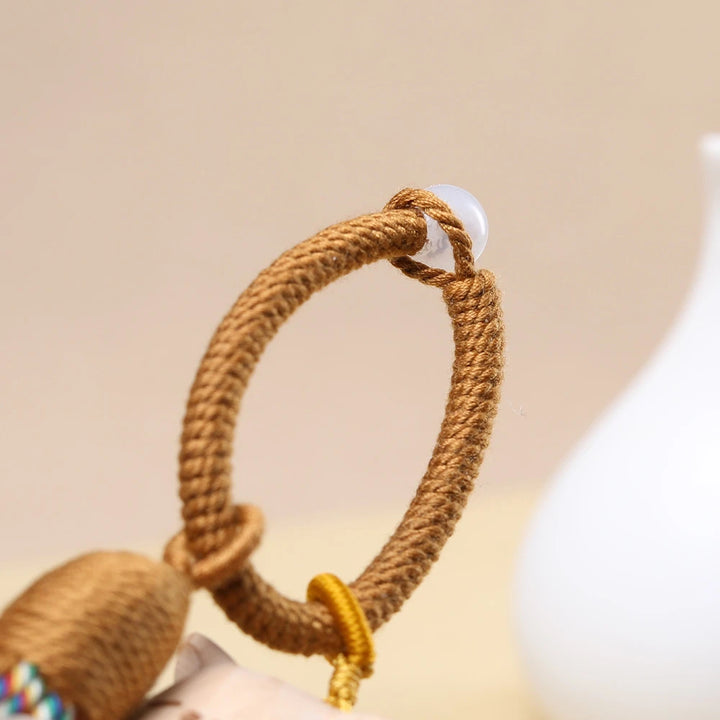 Porte-clés Chat Mignon en Bois de qualité