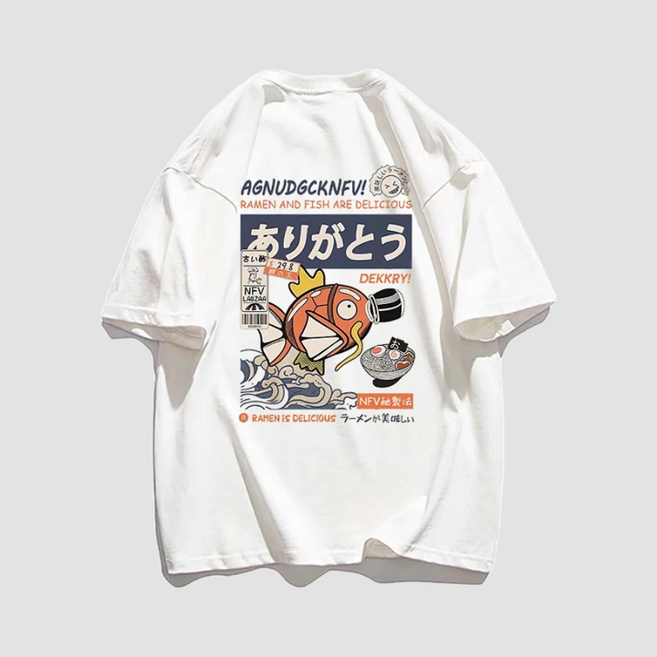 T-shirt Vintage Japonais Coton