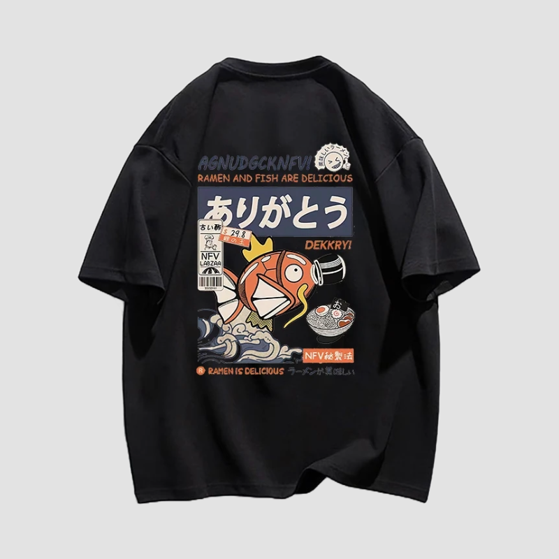 T-shirt Vintage Japonais Homme