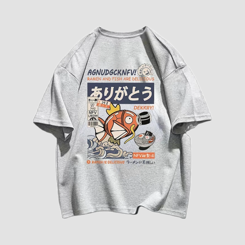 T-shirt Vintage Japonais carpe koi