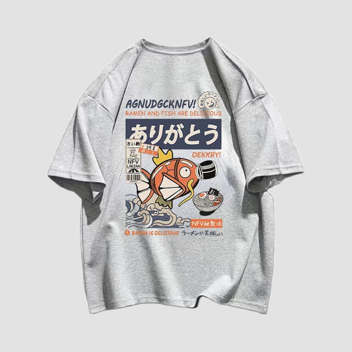 T-shirt Vintage Japonais carpe koi