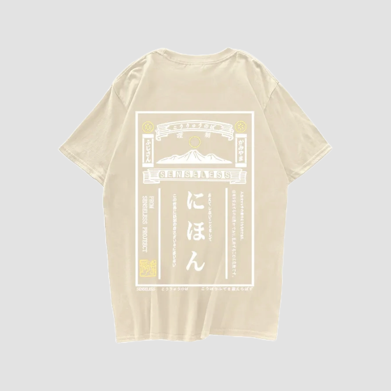 T-shirt Kanji Japonais traditionnel
