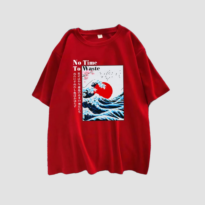 T-shirt Style Japonais Femme