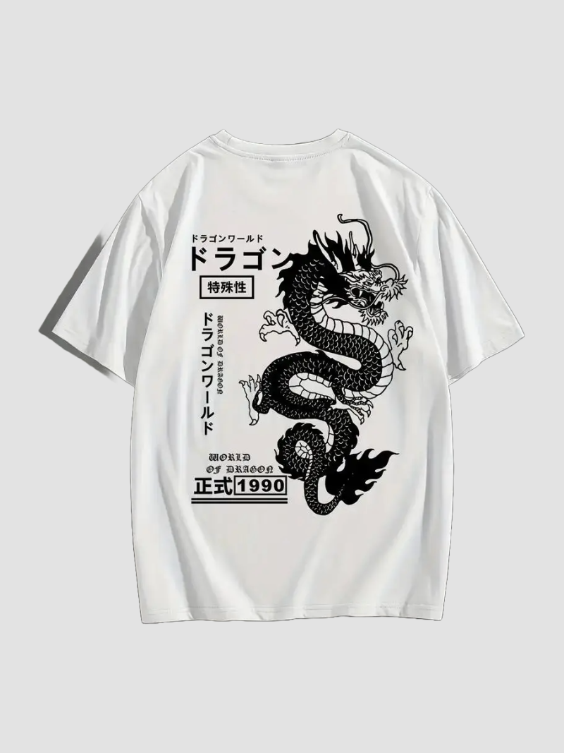 T-shirt Dragon Japonais