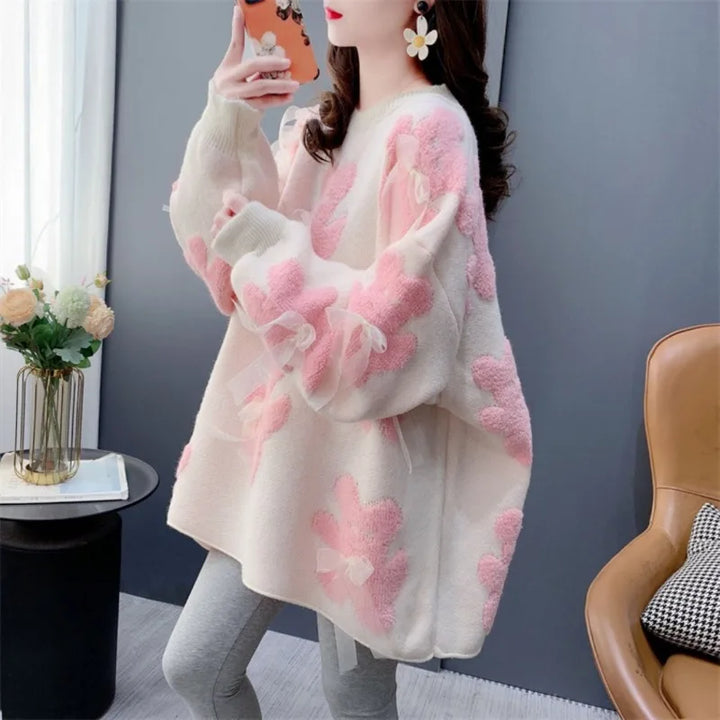 Pull Oversize Japonais à Nœuds