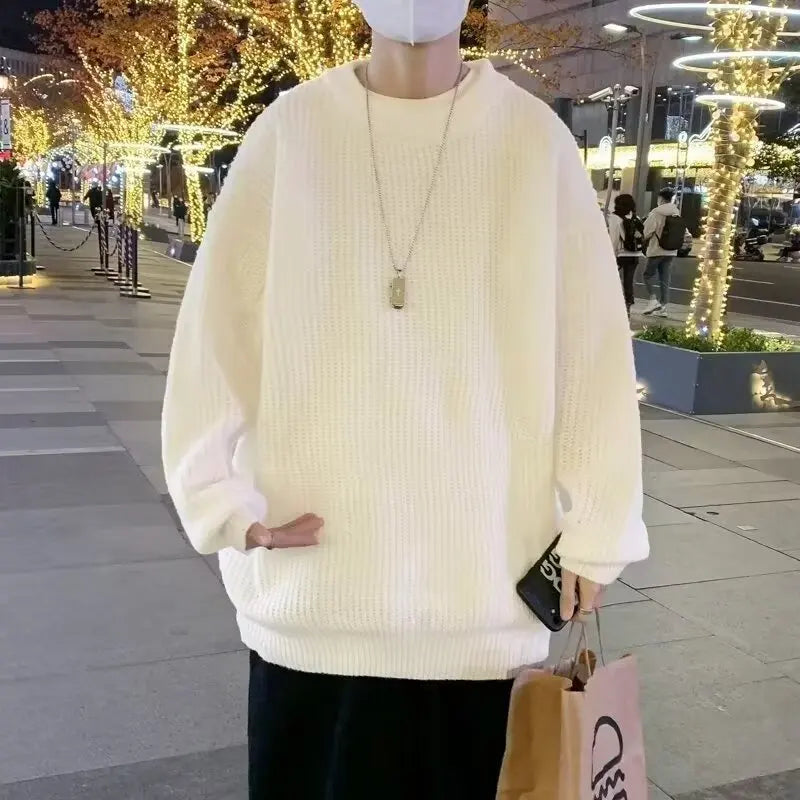 Pull Rétro Ample Japonais léger