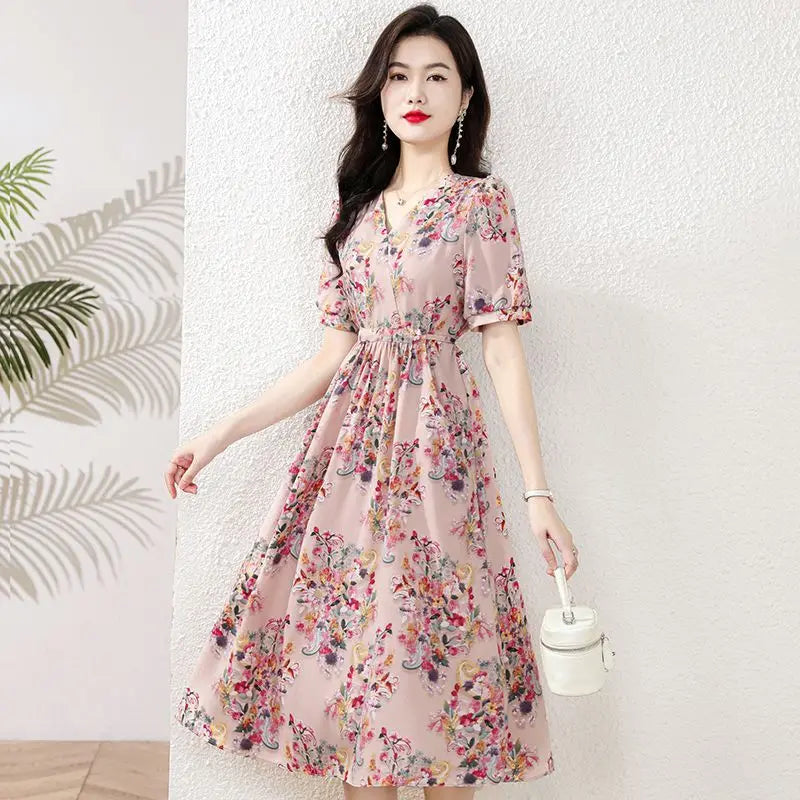 Robe Japonaise Fleurie Chic