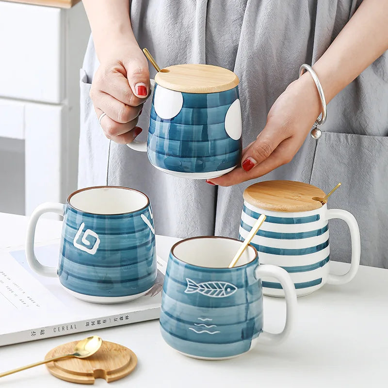 Tasse mit japanischem Muster