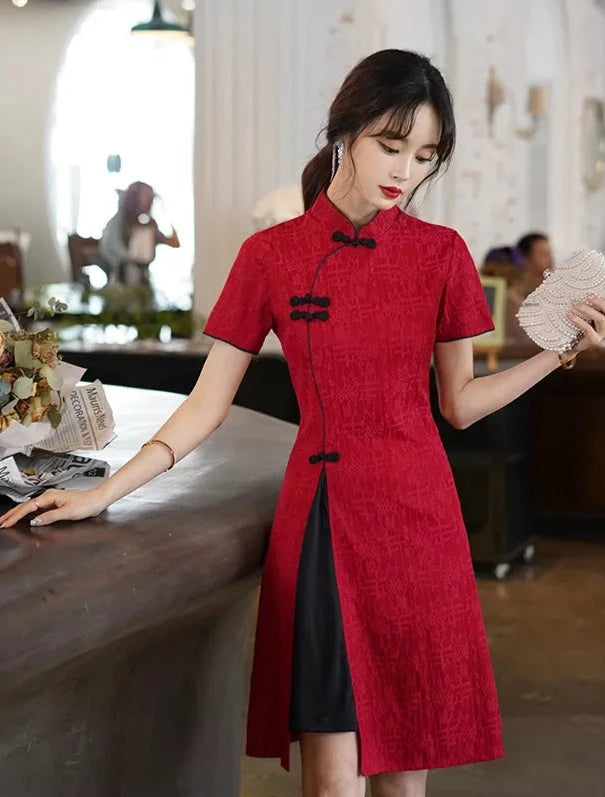 Red Japanese Dress