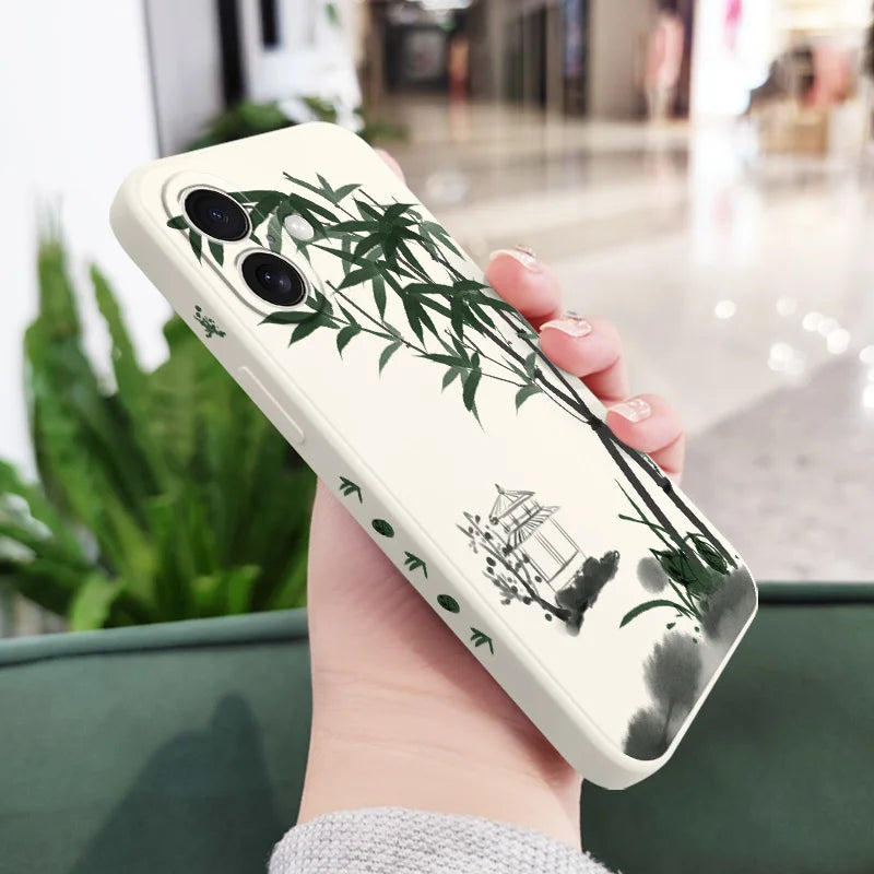 Coque de téléphone japonaise zen bambou
