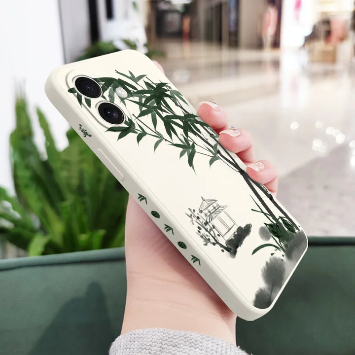 Coque de téléphone japonaise zen bambou
