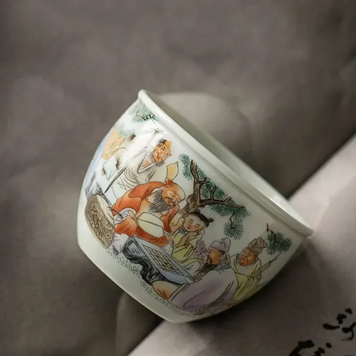 Tasse japonaise porcelaine traditionnelle