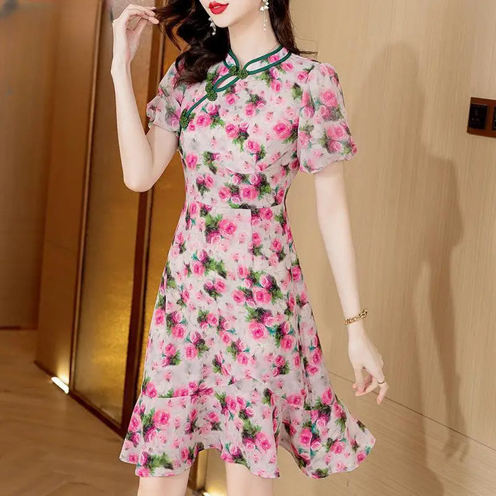 Robe Japonaise à Volants