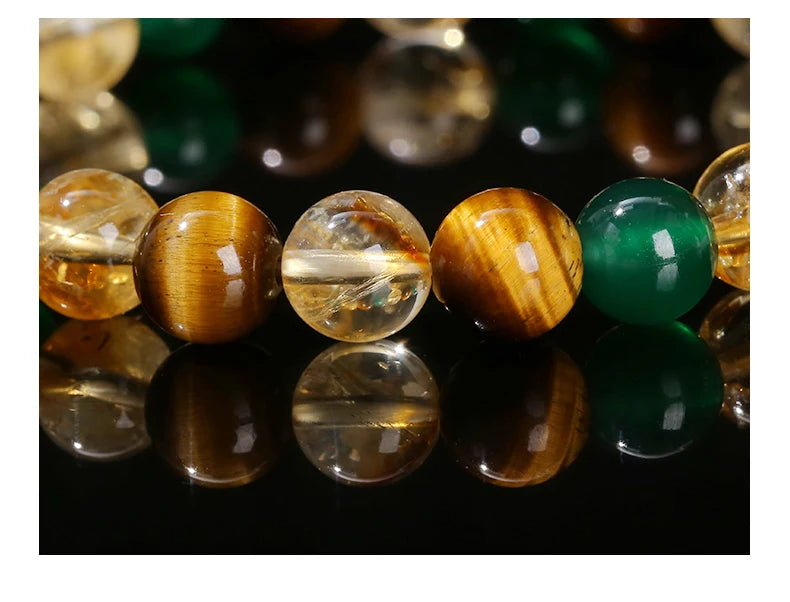 Bracelet Japonais Œil de Tigre mixte