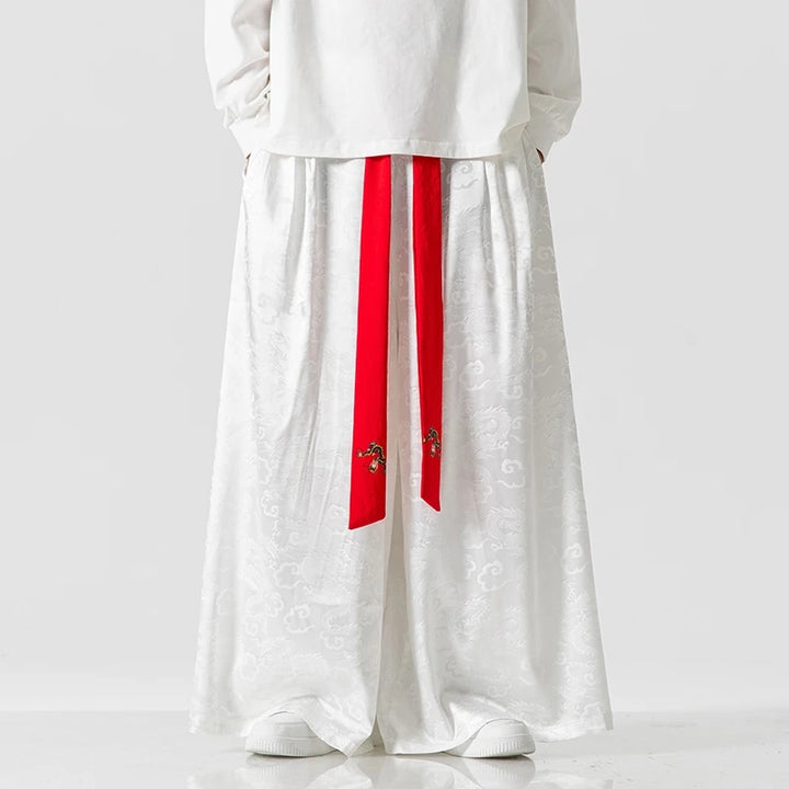 Pantalon Kimono Vintage Blanc